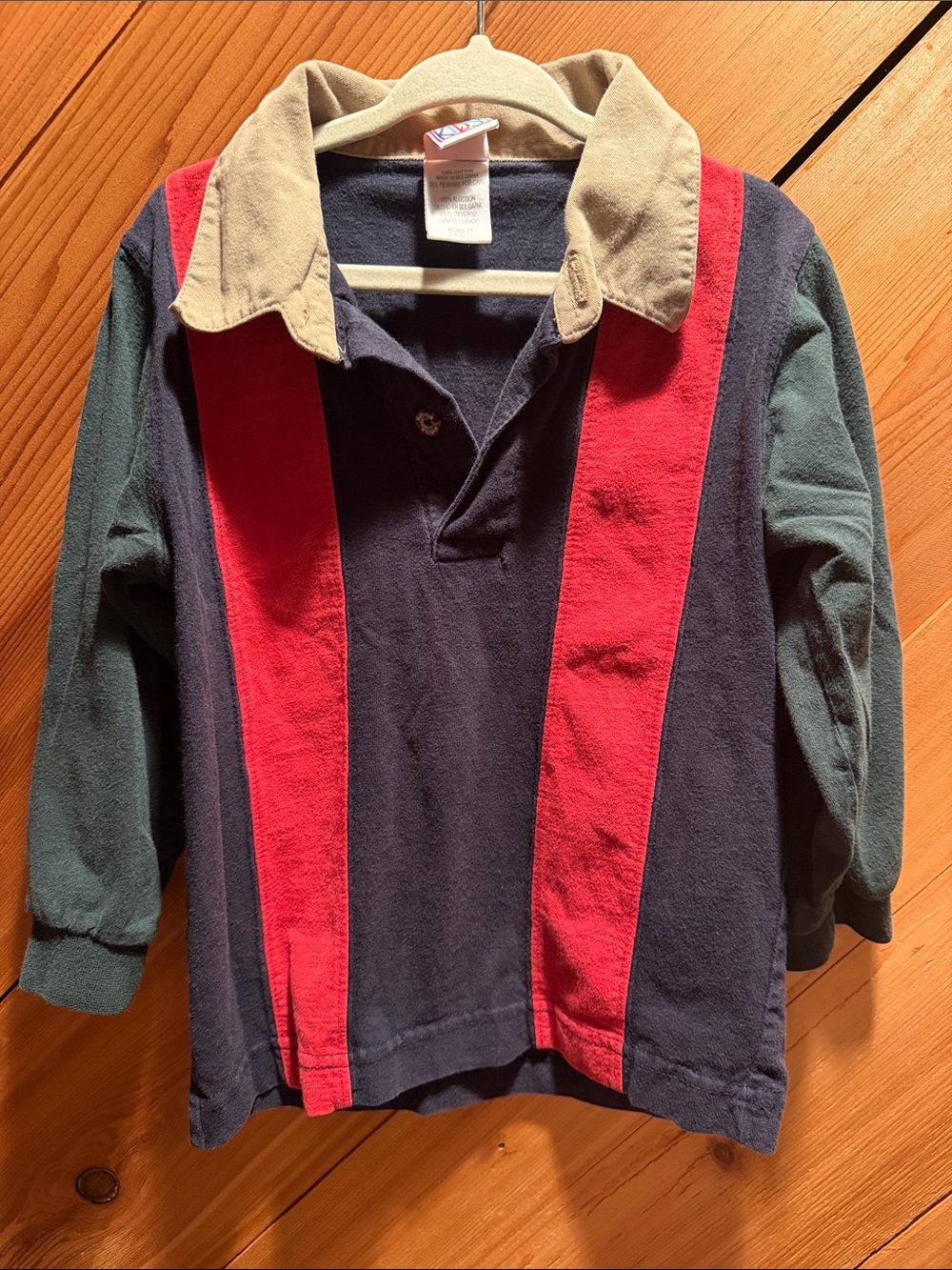 Vintage McKids Long-Sleeve Rugby polo